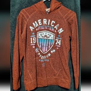 American fighter small hoodie